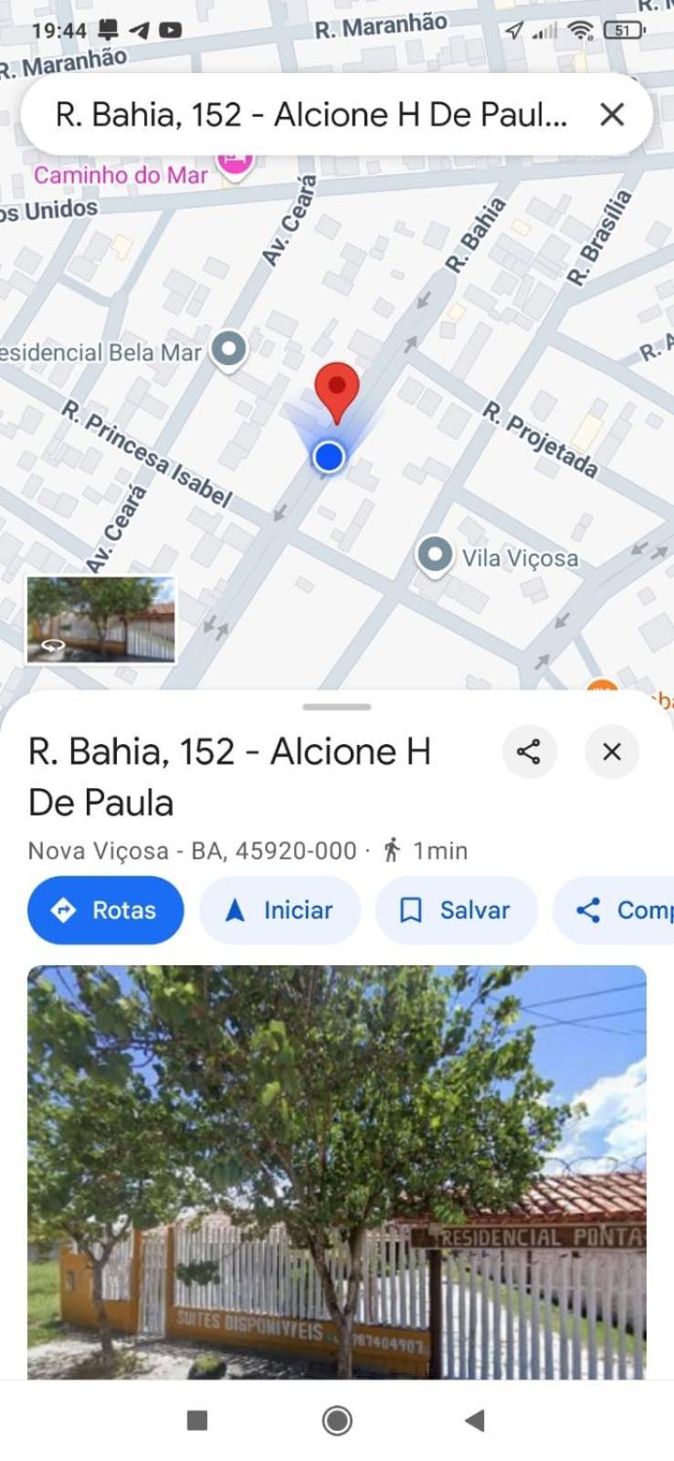 Hotel Residencial Ponta De Areia Santos Nova Viçosa Exterior foto